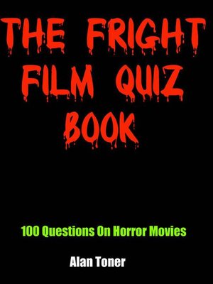 cover image of The Fright Film Quiz Book
